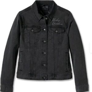 Harley-Davidson Charcoal Button-Up Jacket
